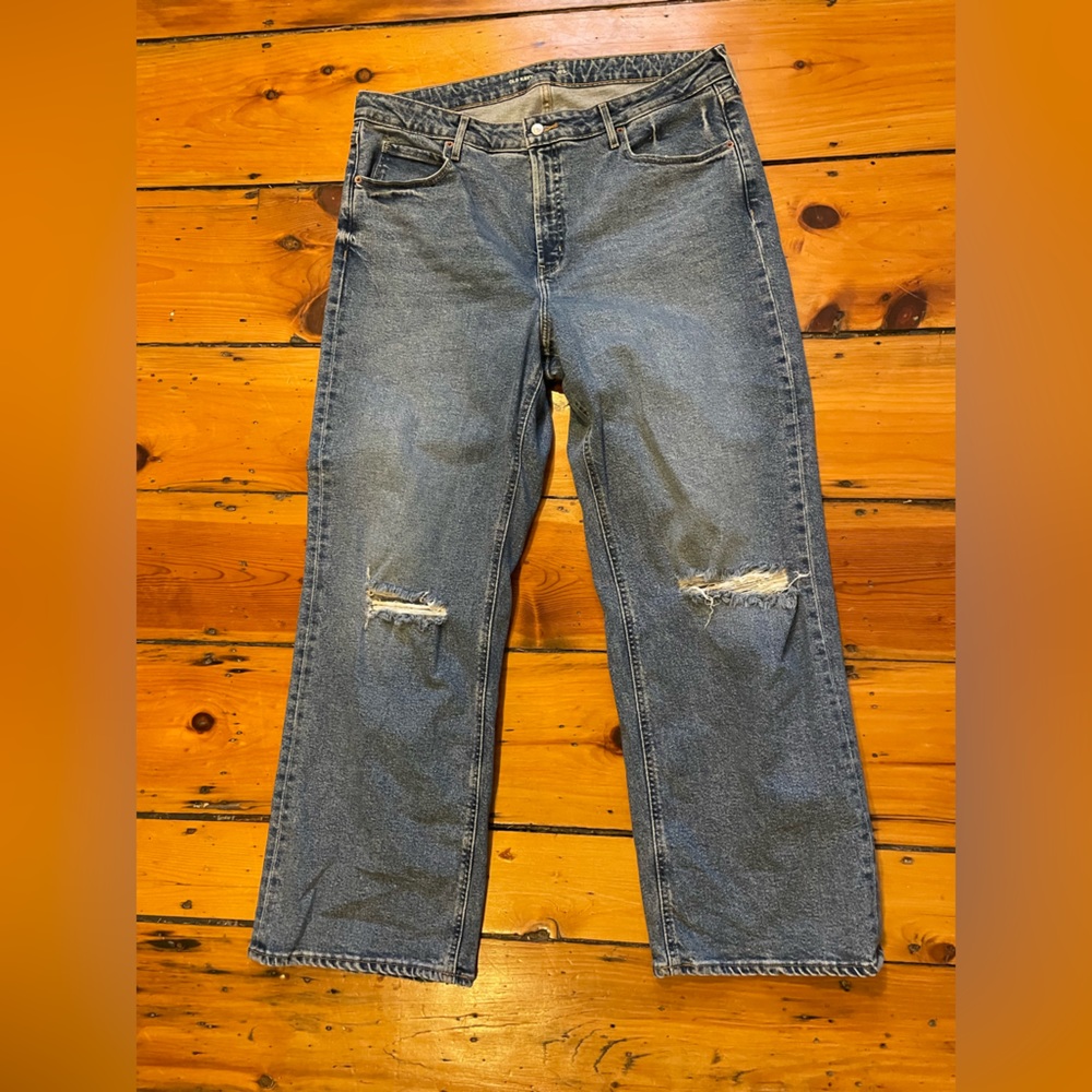 Old Navy Women’s High Waisted Wide Leg Jean Size 18